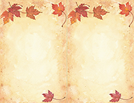 Fall Leaves 2-up Invitation 50CT