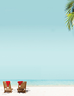 Warm Wishes Beach Holiday Letterhead 80CT