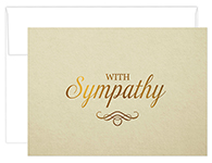 With Sympathy Notecards 3CT