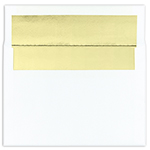 Gold Foil Lined A7 Envelope 25CT