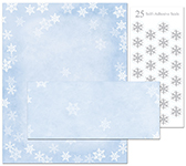 Winter Flakes Stationery Kit 25CT