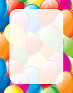 Balloon Border Letterhead 80CT